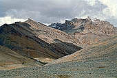 The road from Leh to Manali 